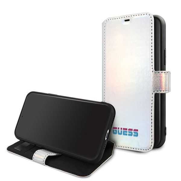 Guess GUFLBKN65BLD iPhone 11 Pro Max - sudraba Iridescent