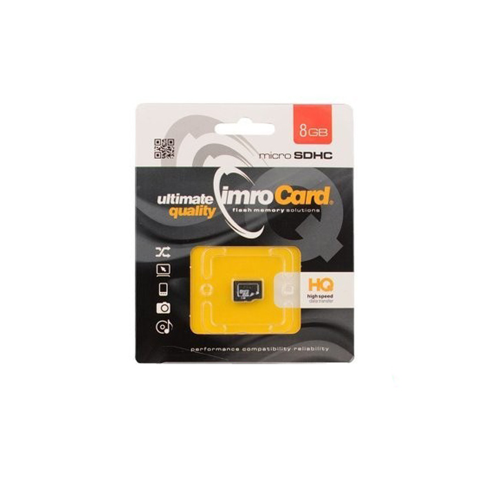 Imro atmiņas karte 8GB microSDHC cl. 10