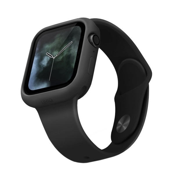Uniq apvalks Lino Apple Watch Series 4/5/6/SE 40mm - melns/pelēks melns