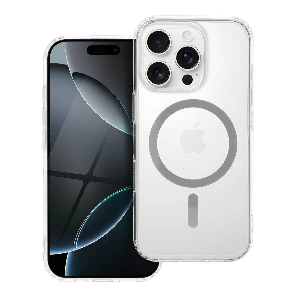 Drop Glue Krāsains Gredzens Magnētiskais Viedtālruņa apvalks saderīgs ar MagSafe IPHONE 15 pelēka