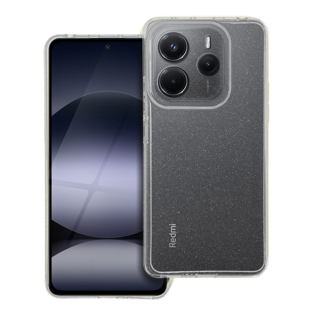 Caurspīdīgs viedtālruņa apvalks 2 mm BLINK Xiaomi Redmi NOTE 14 5G caurspīdīgs