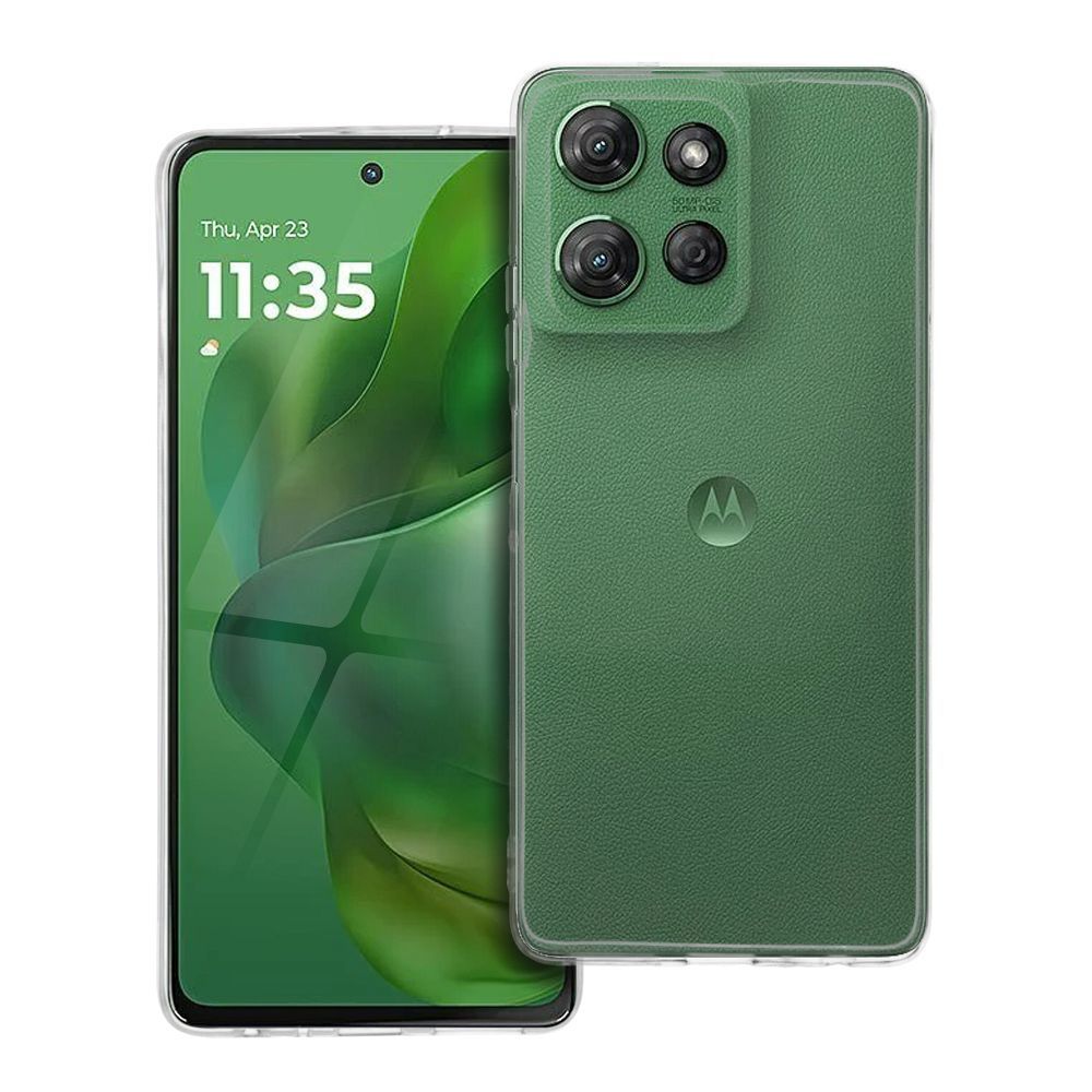 Caurspīdīgs viedtālruņa apvalks 2 mm MOTOROLA G PLAY 2025 caurspīdīgs
