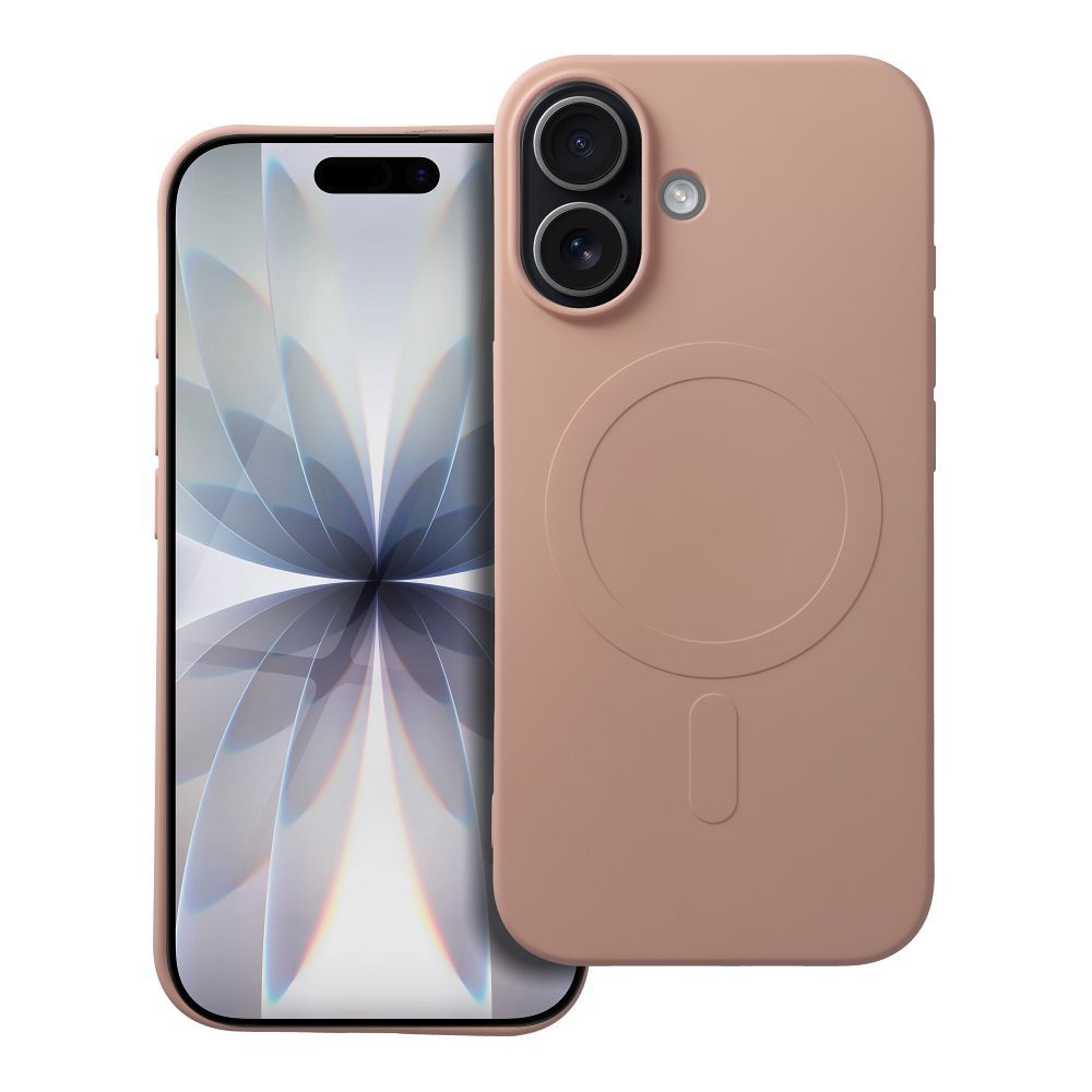 SILICONE MAG APVALKS (liels caurums) saderīgs ar MagSafe IPHONE 17 rozā