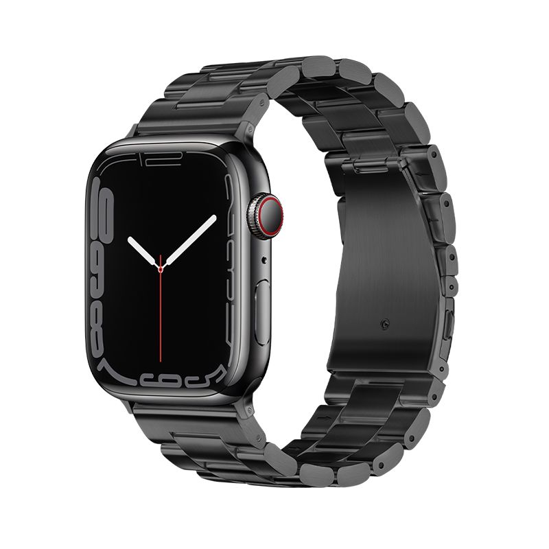 FORCELL F-DESIGN FA10 nerūsējošā tērauda pulksteņa siksna Apple Watch 38 / 40 / 41 mm - melna