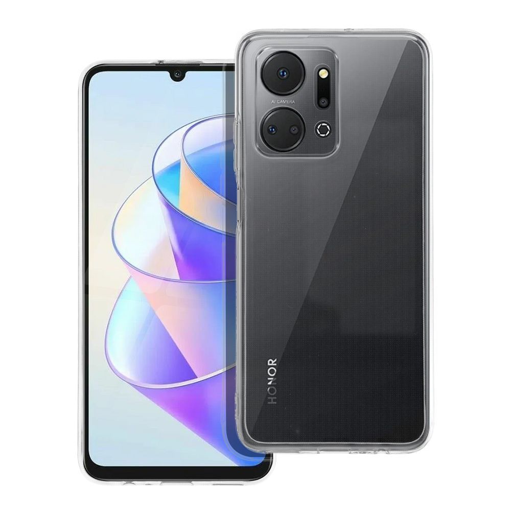 Viedtālruņa apvalks HONOR X7a (kameras aizsardzība) - skaidrs, 2 mm