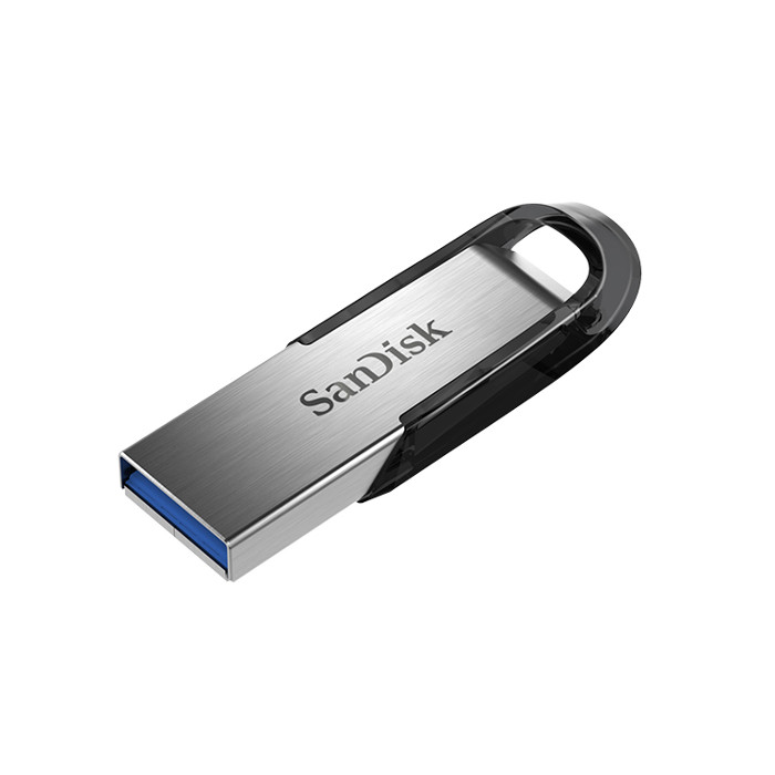 SanDisk zibatmiņa 64GB USB 3.0 Ultra Flair sudraba