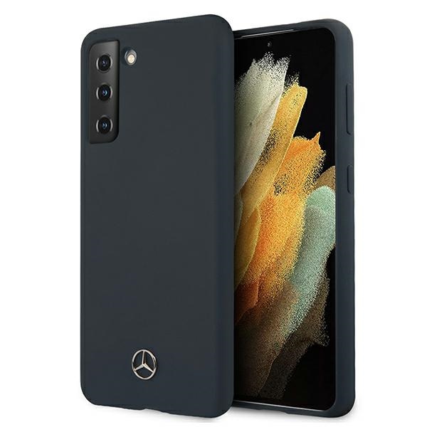 Mercedes Silikona Line apvalks Samsung Galaxy S21+ zilts