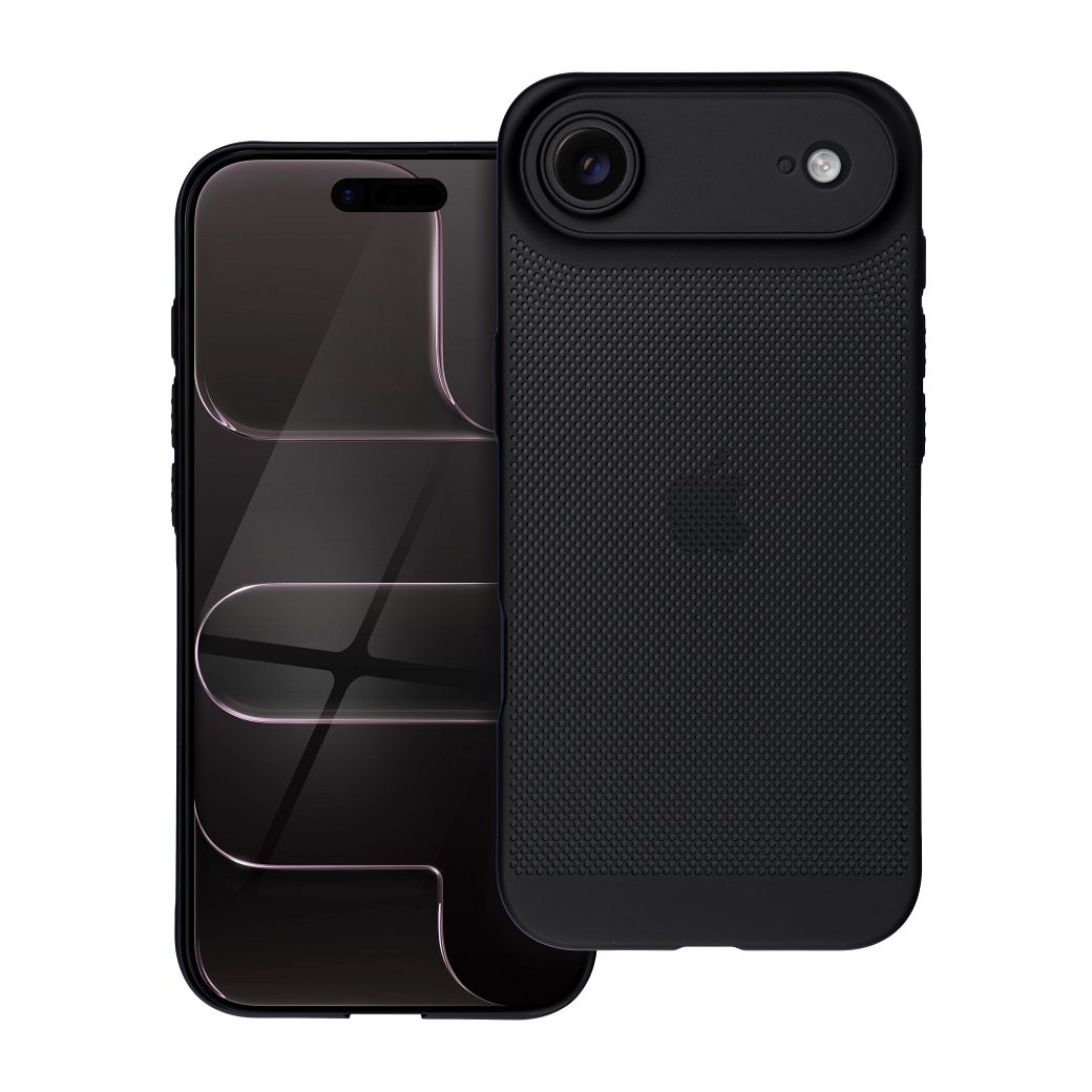 BREEZY viedtālruņa apvalks IPHONE 17 Air melns