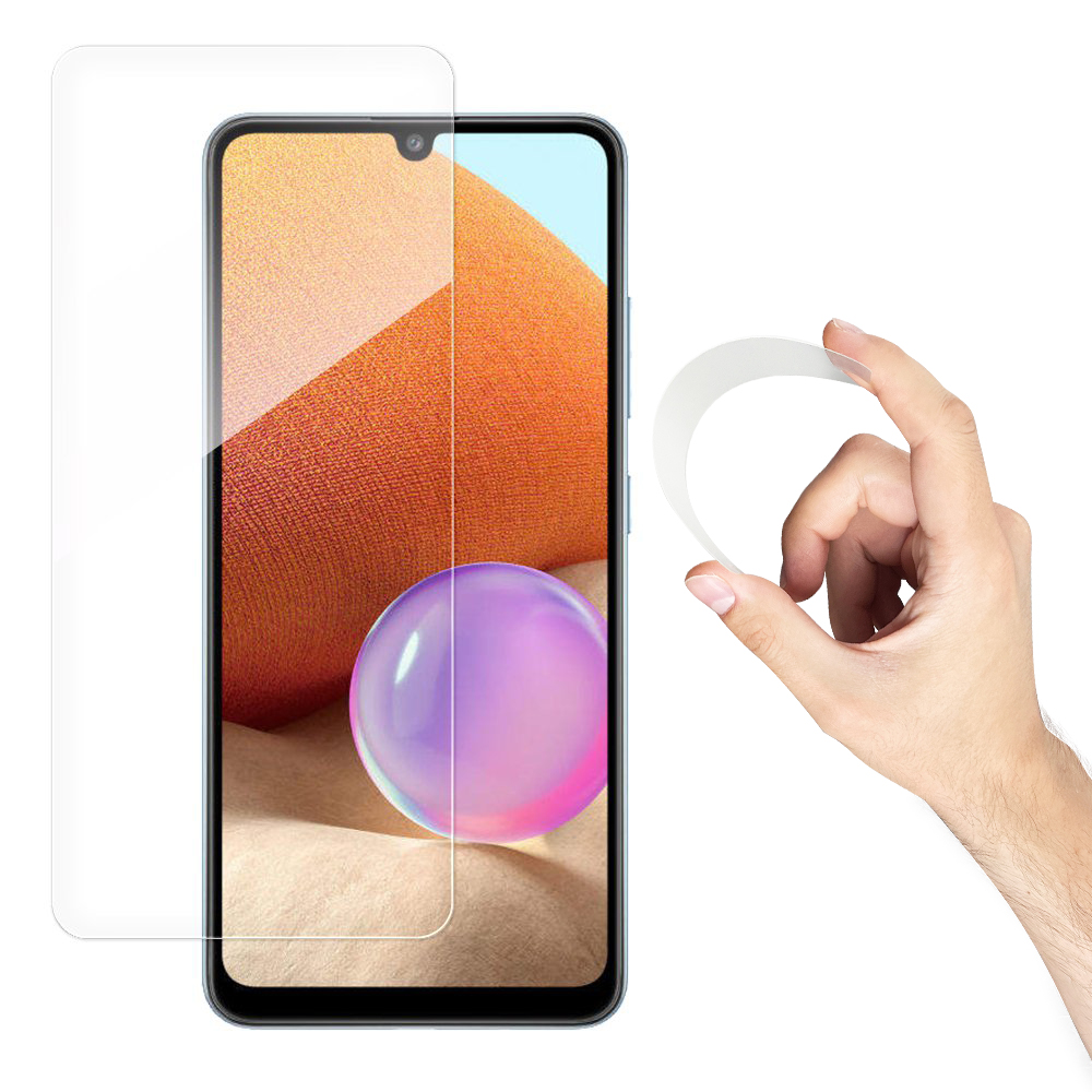 Wozinsky Nano Flexi Glass Hybrid Aizsargstikls viedtālrunim Samsung Galaxy A42 5G