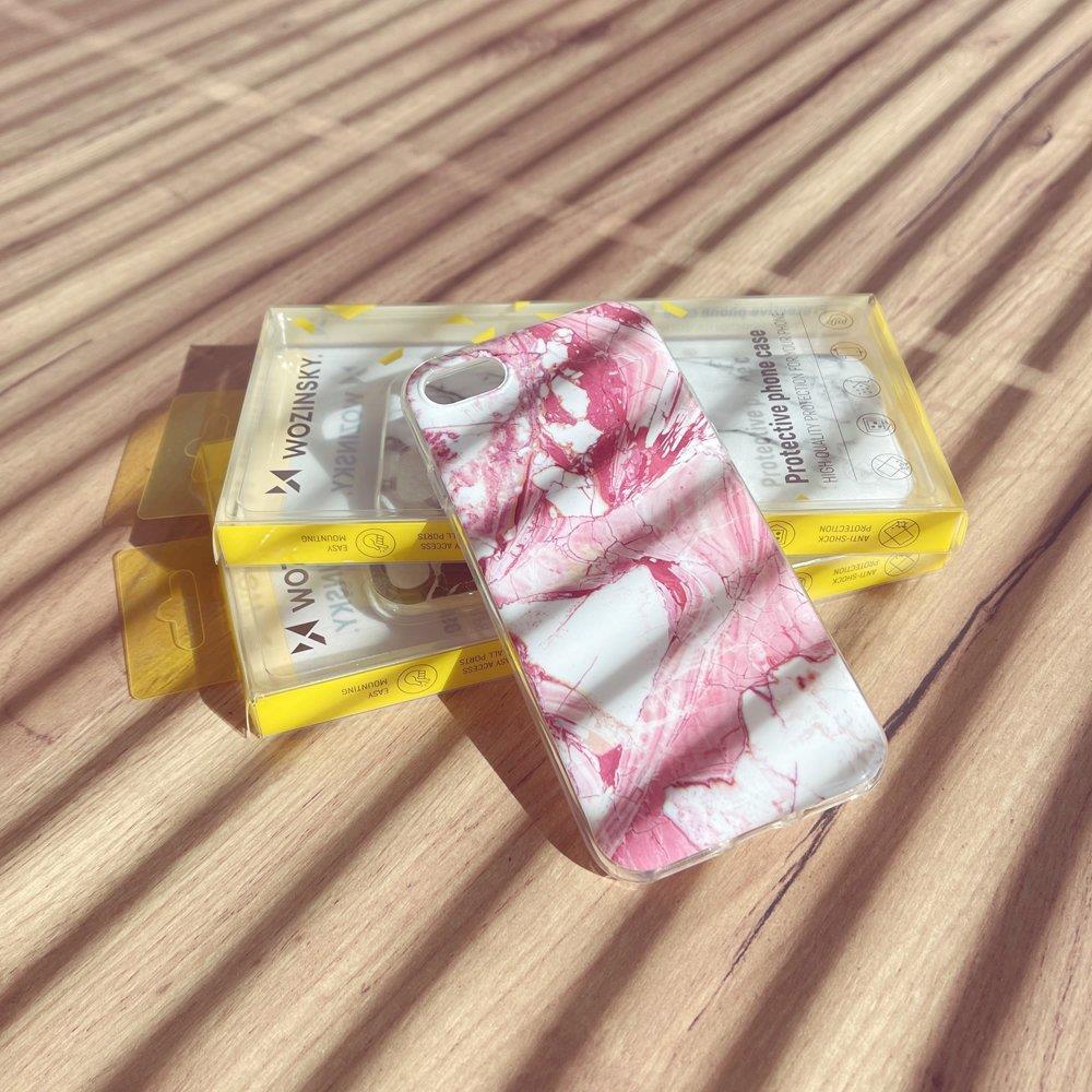 Wozinsky marmora TPU viedtālruņa apvalks Xiaomi Mi 11i / Poco F3 balts