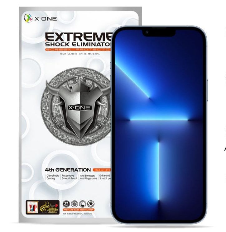 X-ONE Extreme Shock Eliminator 4th gen. (Matēta sērija) - iPhone 13 Pro Max/14 Plus