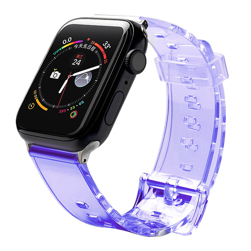 Silikona siksniņa Apple Watch 38/40 mm - violeta