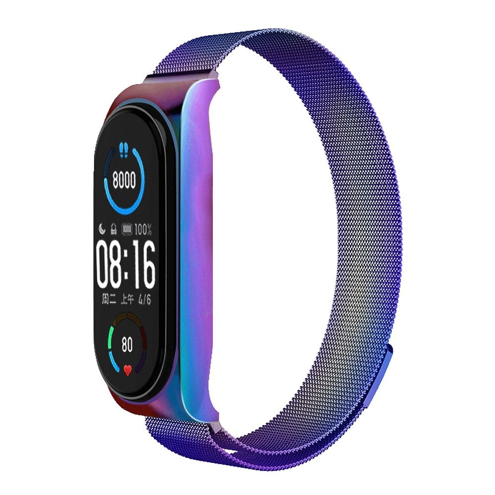 METAL siksniņa XIAOMI Mi Band 5 / 6 daudzkrāsains (05)