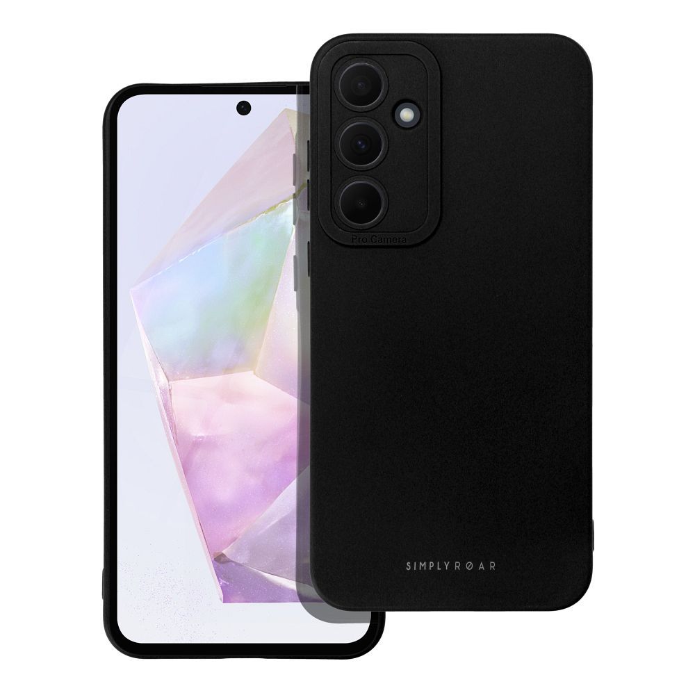 ROAR viedtālruņa apvalks LUNA Samsung A35 5G Melna