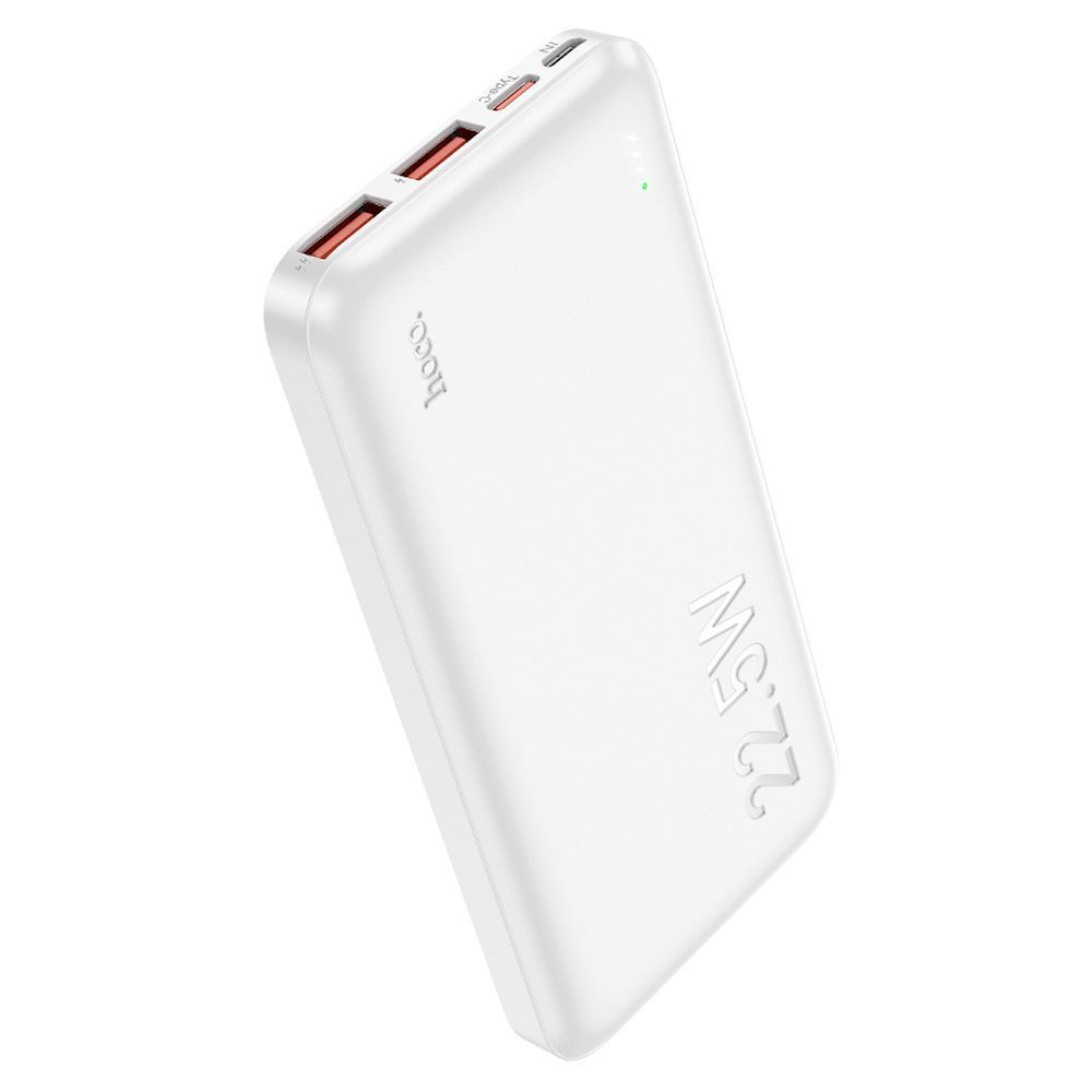 Portatīvais lādētājs Hoco 10000 mAh PD QC 3A 22,5W J101 balts