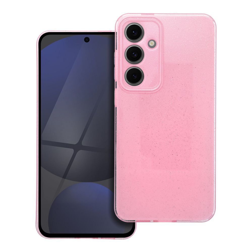 Caurspīdīgs viedtālruņa apvalks 2 mm BLINK Samsung S24 FE rozā