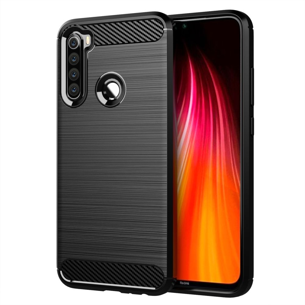 CARBON viedtālruņa apvalks XIAOMI Redmi Note 8T melns