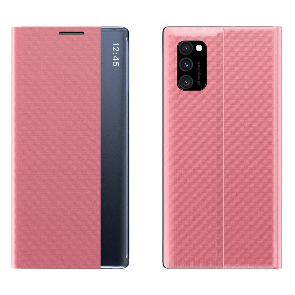 Jauns Sleep Case flip apvalks ar statīvu Xiaomi Redmi Note 11 Pro+ 5G (China) / 11 Pro 5G (China) / Mi11i HyperCharge / Poco X4 NFC 5G rozā