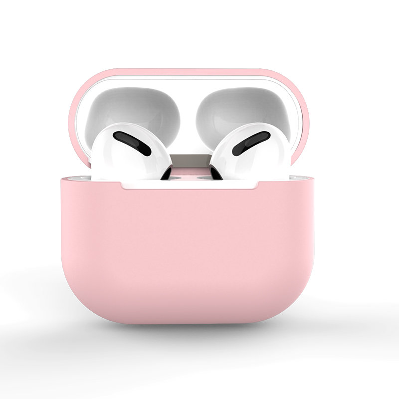 AirPods vāciņš silikona mīksts ausu vāciņš rozā (C)