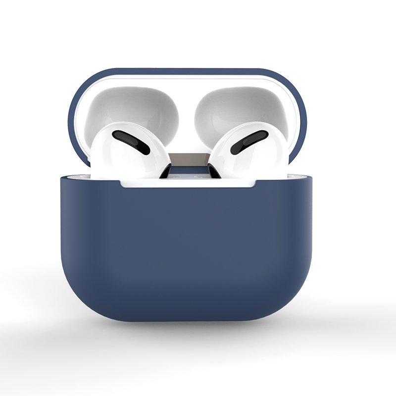 AirPods vāciņš silikona mīksts ausu vāciņš zils (C)