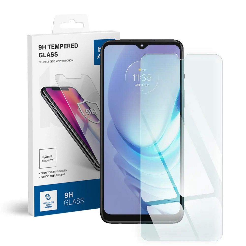 Aizsargstikls (m) - zils Motorola G50