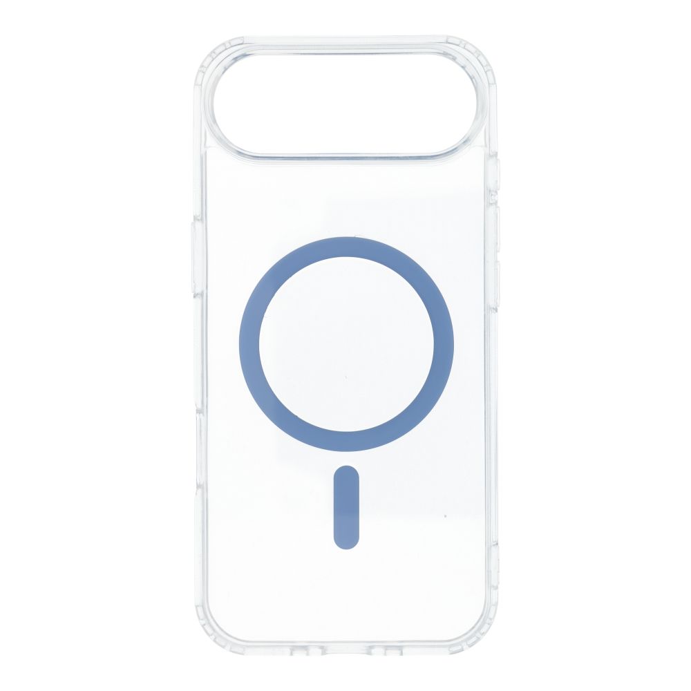 Viedtālruņa apvalks Drop Glue krāsains gredzenveida Mag Cover, ar MagSafe IPHONE 17 Air, gaiši zils