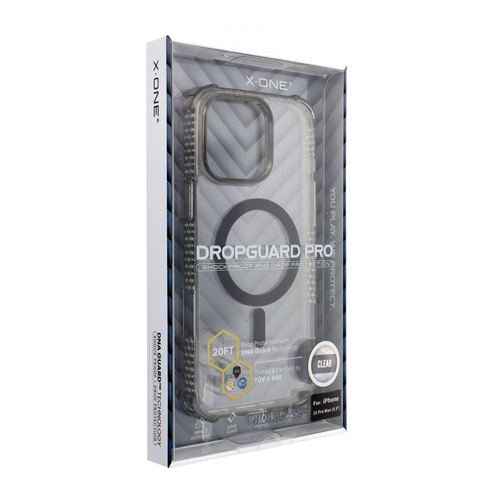 X-ONE Dropguard Magnētiskais apvalks Pro (saderīgs ar MagSafe) - Apple iPhone 16 Pro Max melns