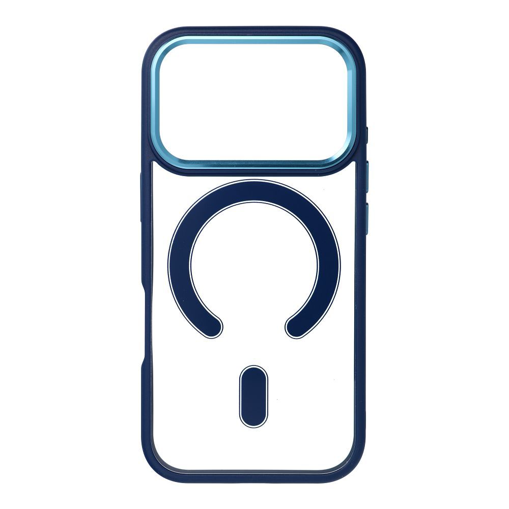 COLOR EDGE MAG COVER magnētiskais viedtālruņa apvalks, savietojams ar MagSafe, paredzēts IPHONE 17 Pro, tumši zils