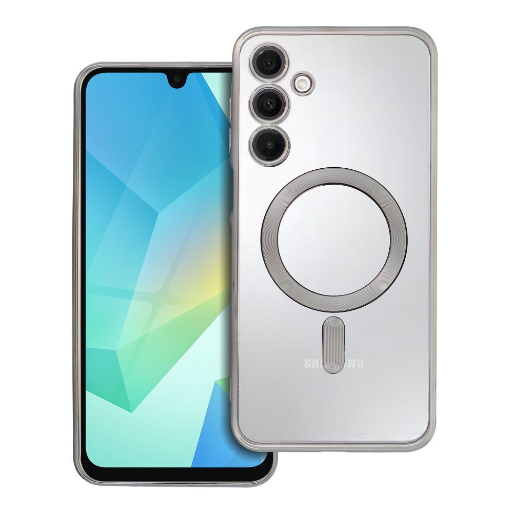 ELECTRO MAG COVER magnētiskais viedtālruņa apvalks, saderīgs ar MagSafe, paredzēts SAMSUNG A16 5G / A16 4G, titāna pelēks