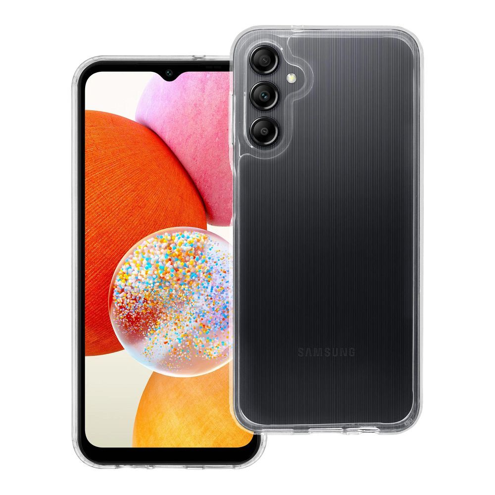 Viedtālruņa apvalks Itin skaidrais hibridais SAMSUNG A14 4G - caurspīdīgs