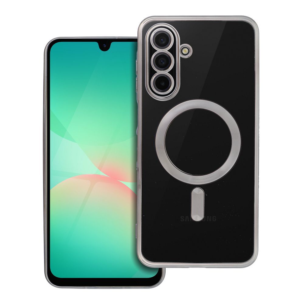 ELECTRO MAG COVER magnētiskais viedtālruņa apvalks, saderīgs ar MagSafe, paredzēts SAMSUNG A26, titāna pelēks