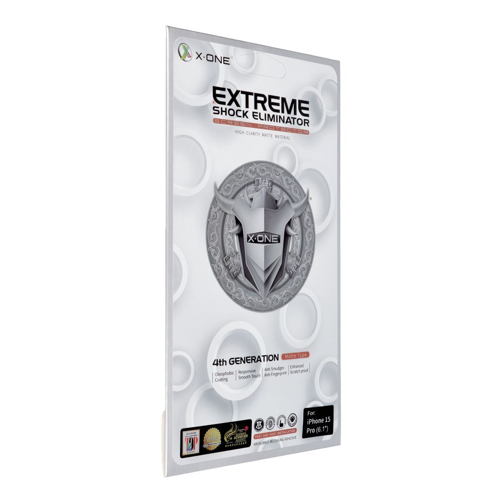 X-ONE Extreme Shock Eliminator 4th gen. (Matēta sērija) - iPhone 15 Pro