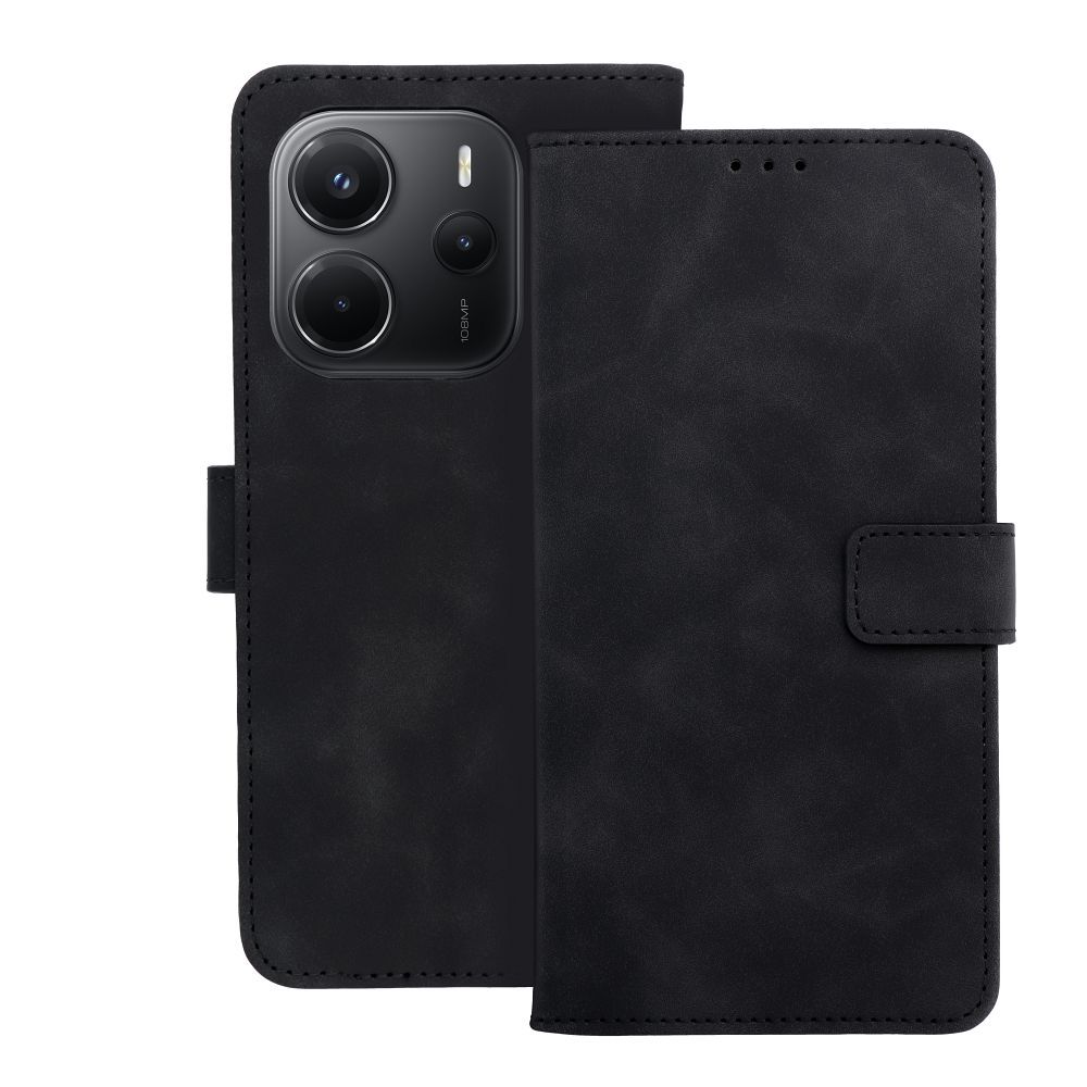 Viedtālruņa apvalks XIAOMI Redmi Note 14 4G (GLOBAL - 164,84mm x 78,15mm x 8,16mm) melns