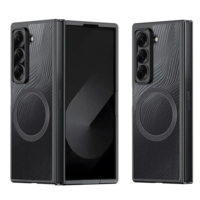 DUX DUCIS AIMO MAG viedtālruņa apvalks saderīgs ar MagSafe SAMSUNG Fold 6SE melns