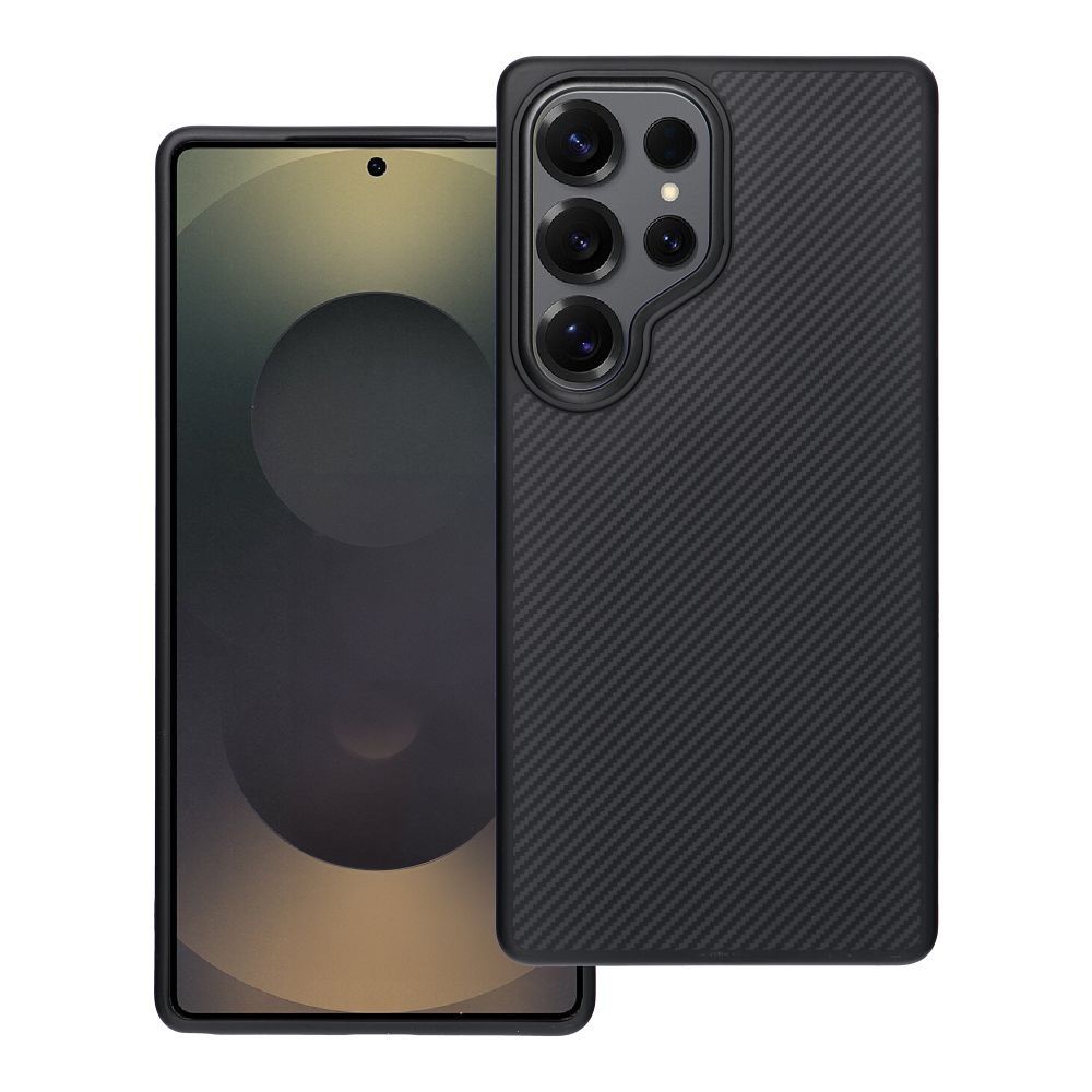 Carbon Elite Magnētiskais viedtālruņa apvalks saderīgs ar MagSafe SAMSUNG S25 ULTRA melns