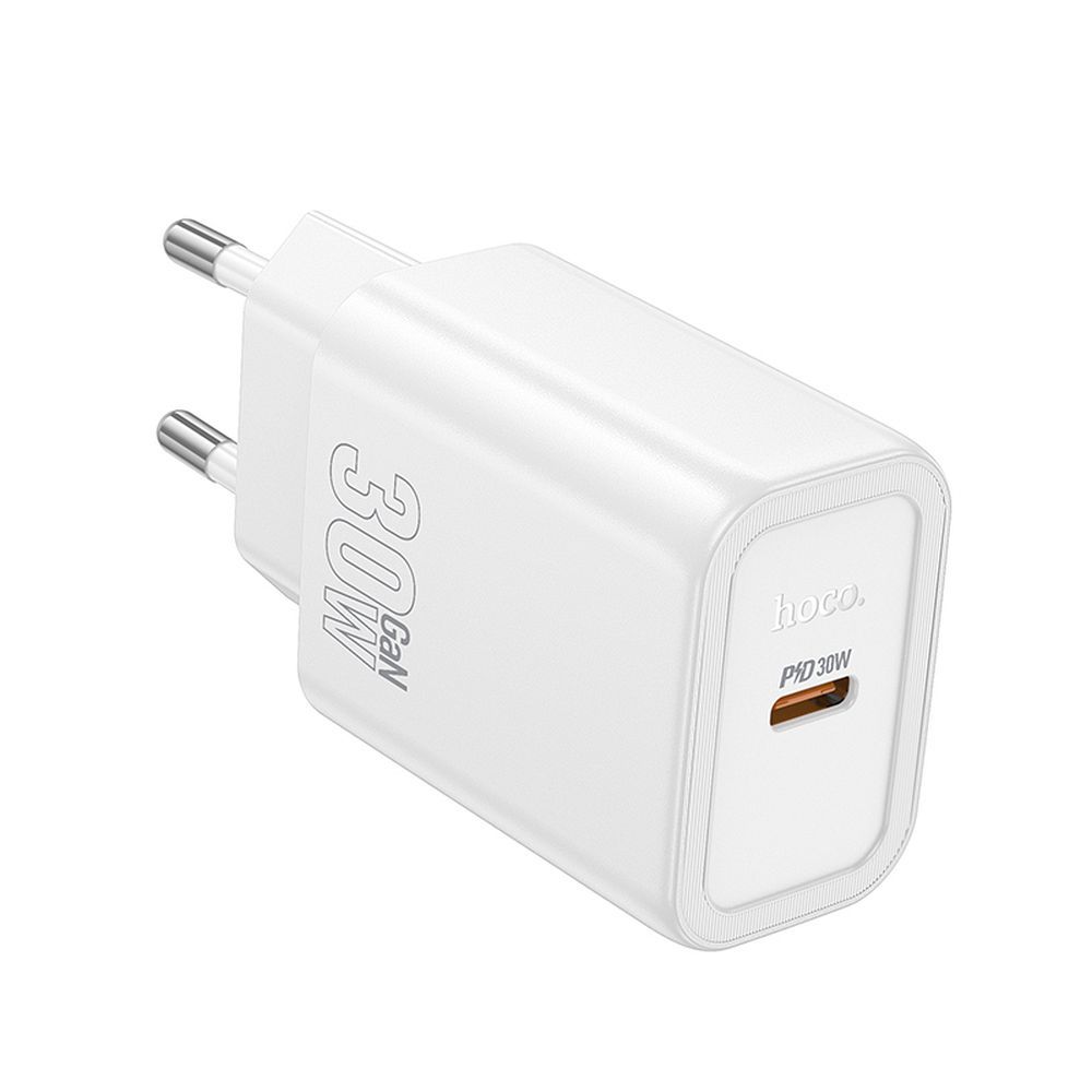 Viedtālruņa lādētājs Hoco USB C QC PD 30W N62 balta