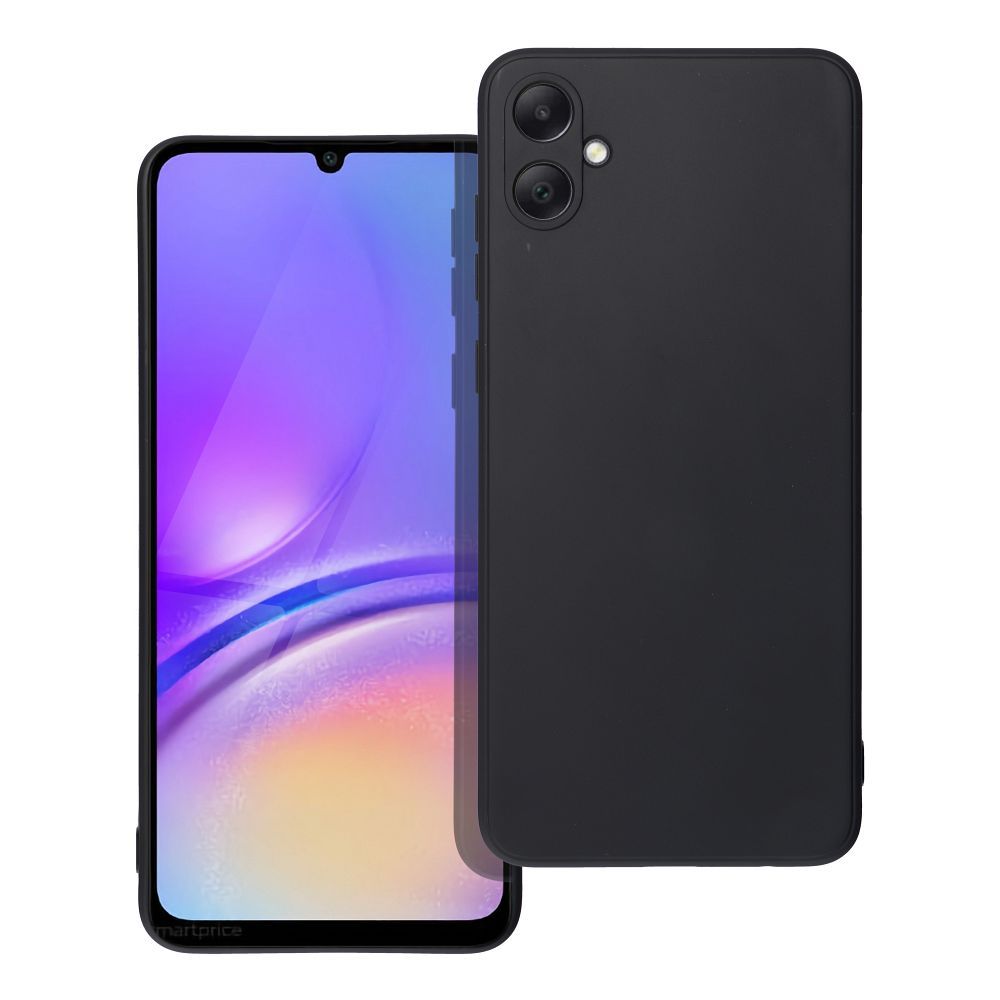 Matētais viedtālruņa apvalks SAMSUNG A05 - melns