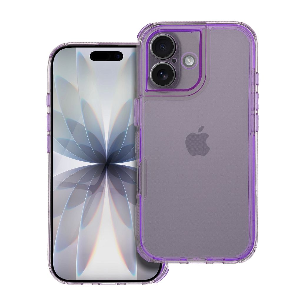 MATRIX CLEAR viedtālruņa apvalks IPHONE 17 gaiši violets