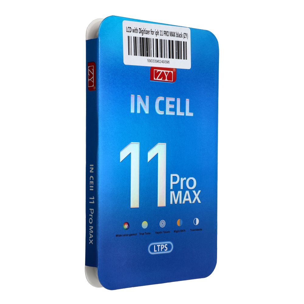 LCD ekrāns iPhone 11 Pro Max ar skārienjutīgo slāni melns (ZY-LTPS) IC pārnesams