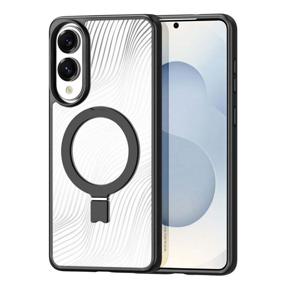 DUX DUCIS AIMO MAG viedtālruņa apvalks saderīgs ar MagSafe SAMSUNG S25 Edge melns