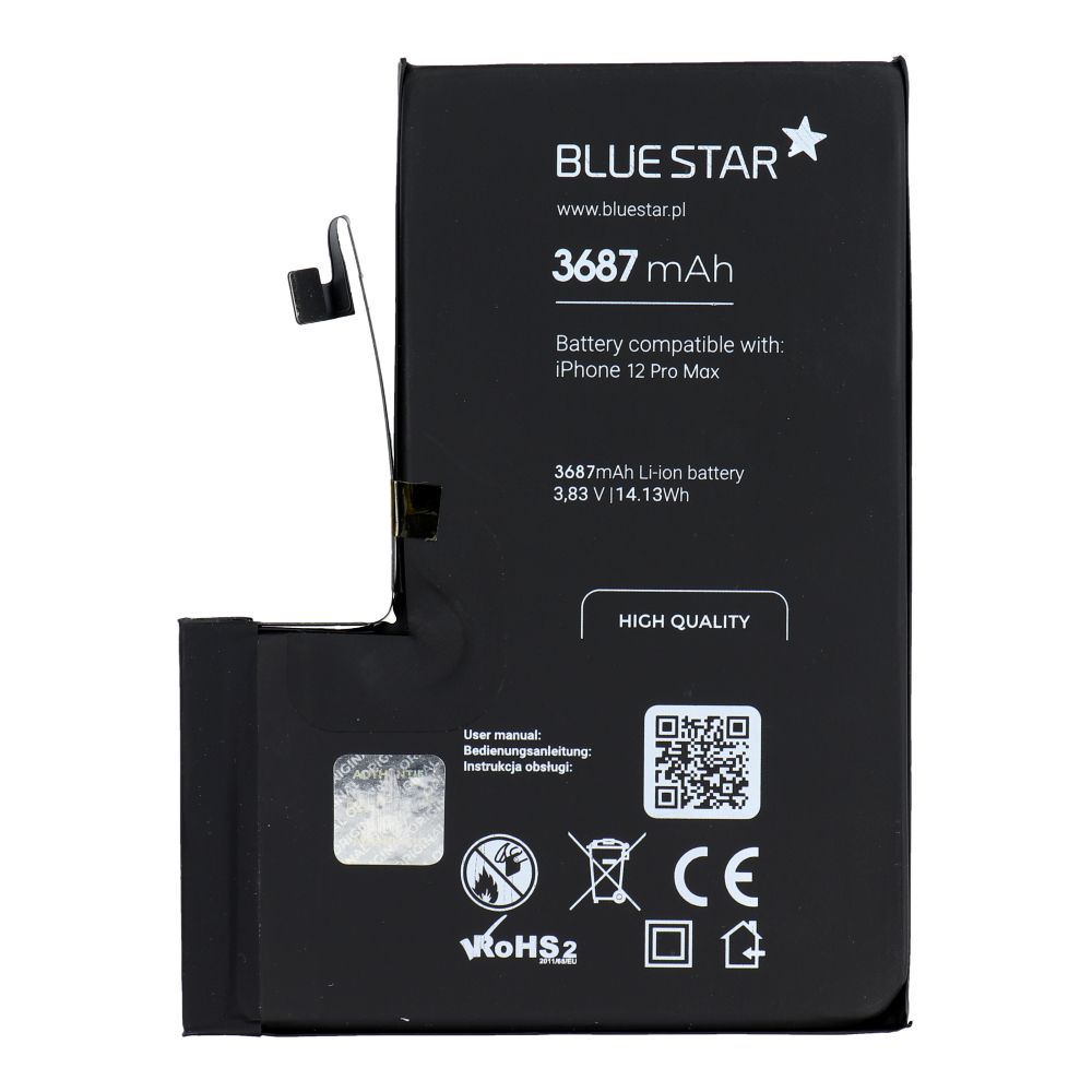 Baterija iPhone 12 PRO MAX 3687 mAh Blue Star HQ