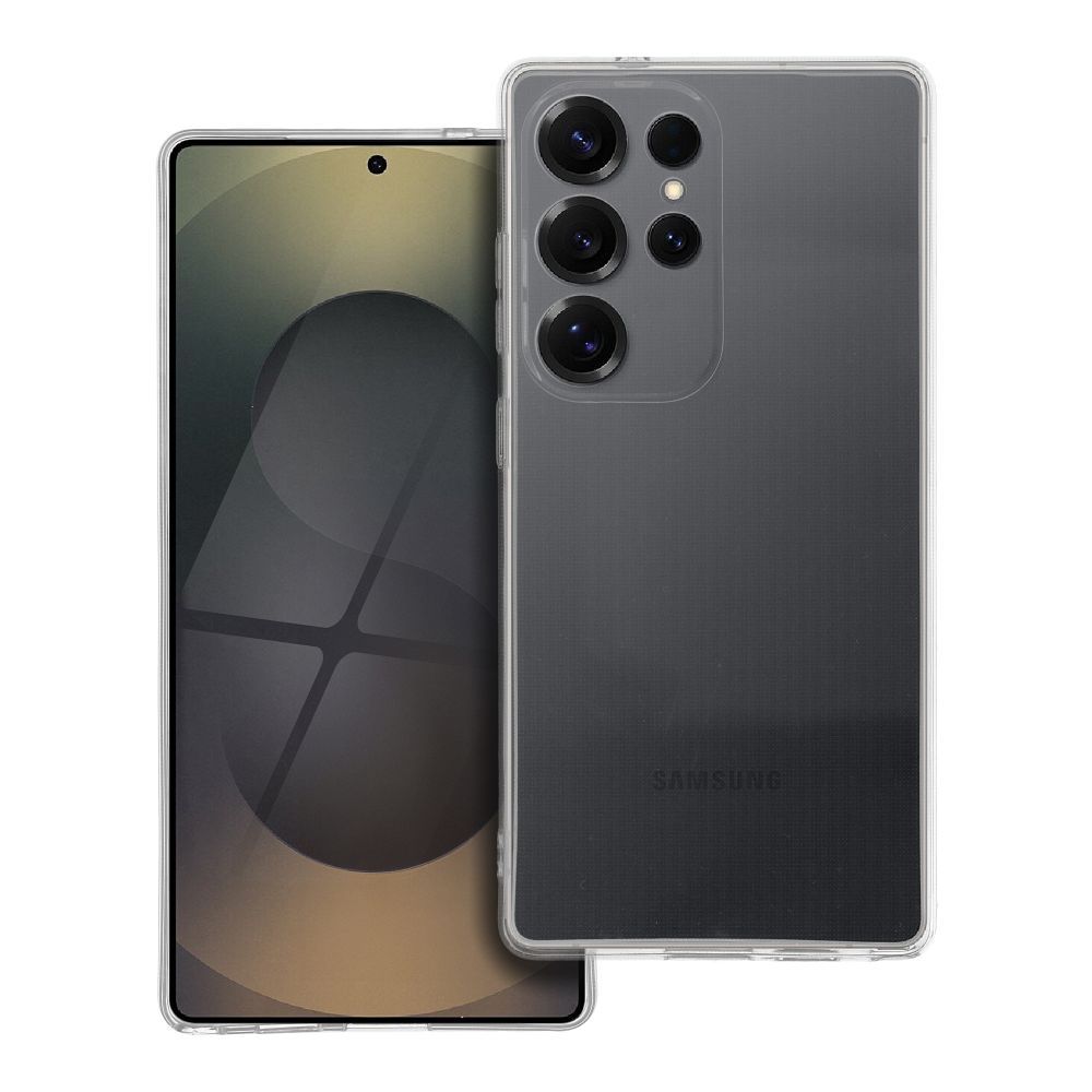 Caurspīdīgs viedtālruņa apvalks 2 mm kastē SAMSUNG S25 Ultra caurspīdīgs