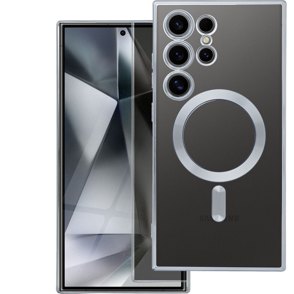 ELECTRO MAG COVER viedtālruņa apvalks saderīgs ar MagSafe SAMSUNG S26 Edge sudraba