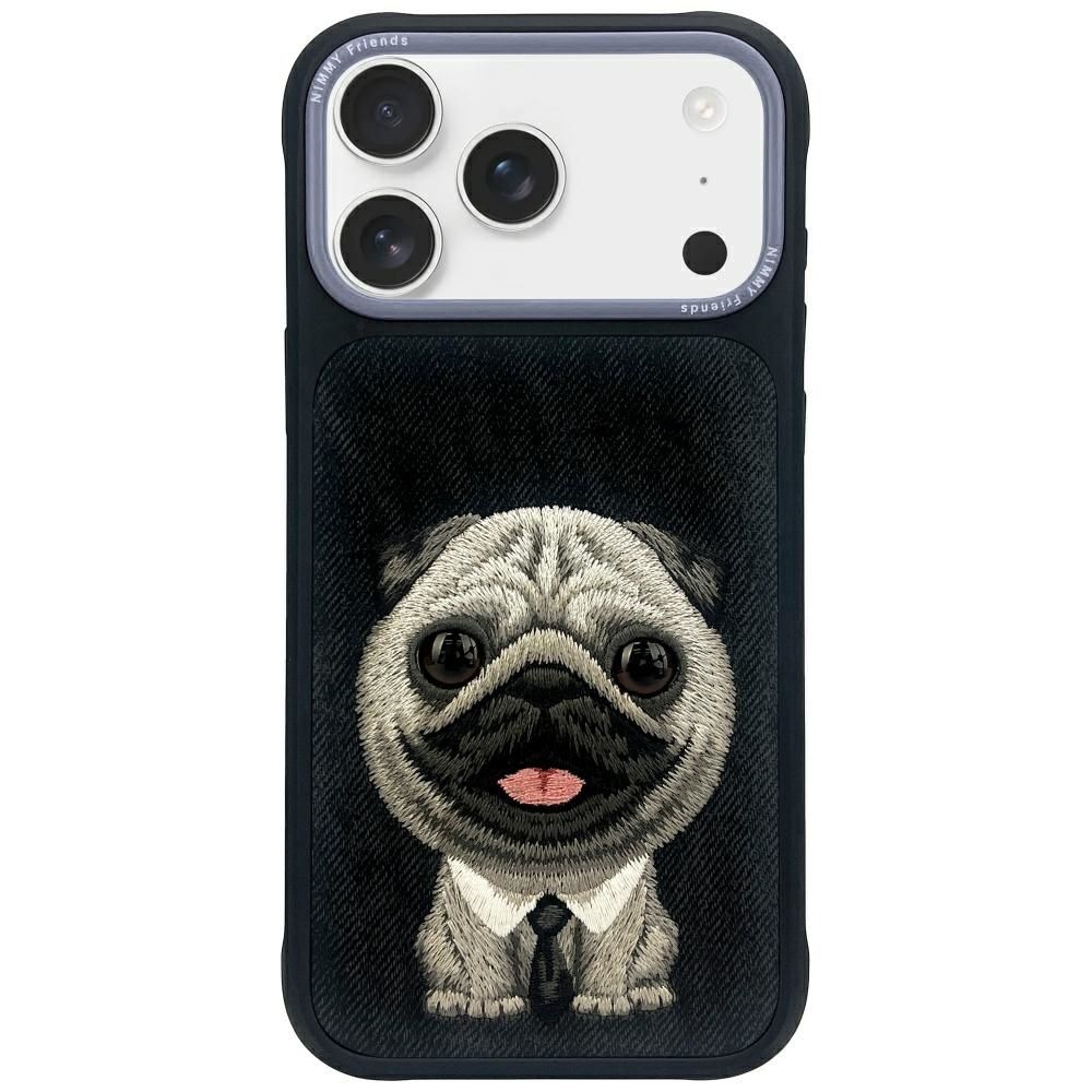 NIMMY viedtālruņa apvalks BIG EYED PET 2.0 Suns priekš IPHONE 17 Pro melns
