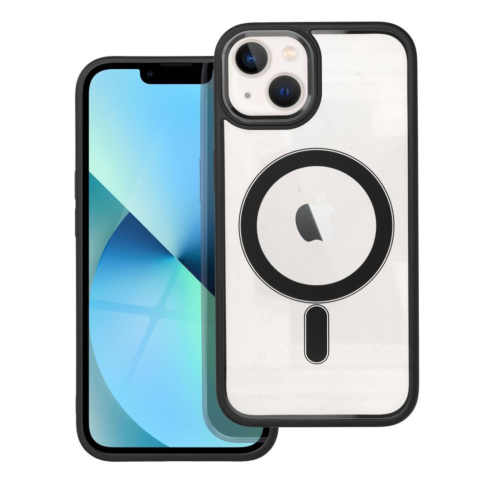 COLOR EDGE MAG COVER viedtālruņa apvalks saderīgs ar Magnētisko IPHONE 13 melns