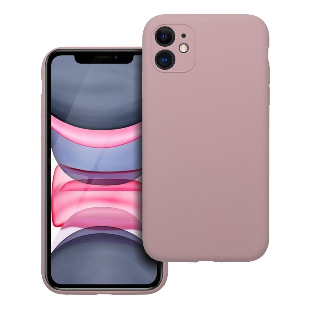 Silikona viedtālruņa apvalks 2mm iPhone 11 smilšu rozā