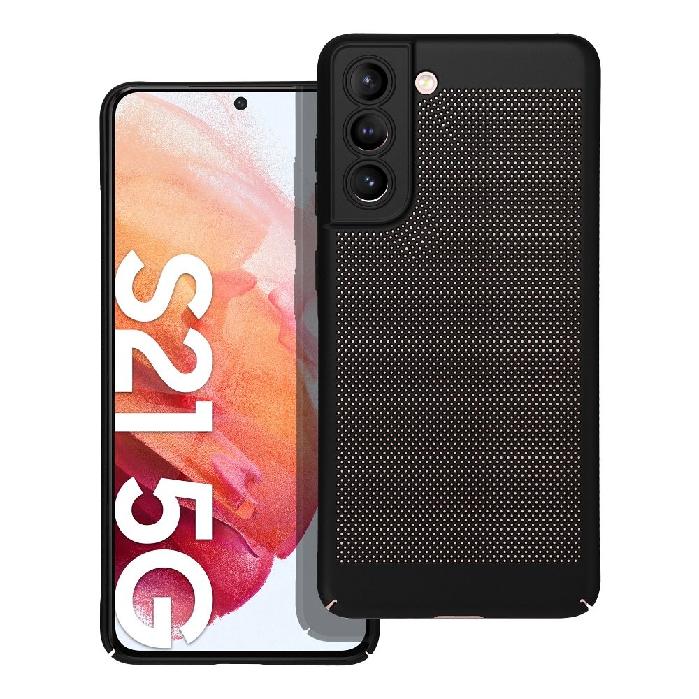 BREEZY viedtālruņa apvalks SAMSUNG S21 FE melns