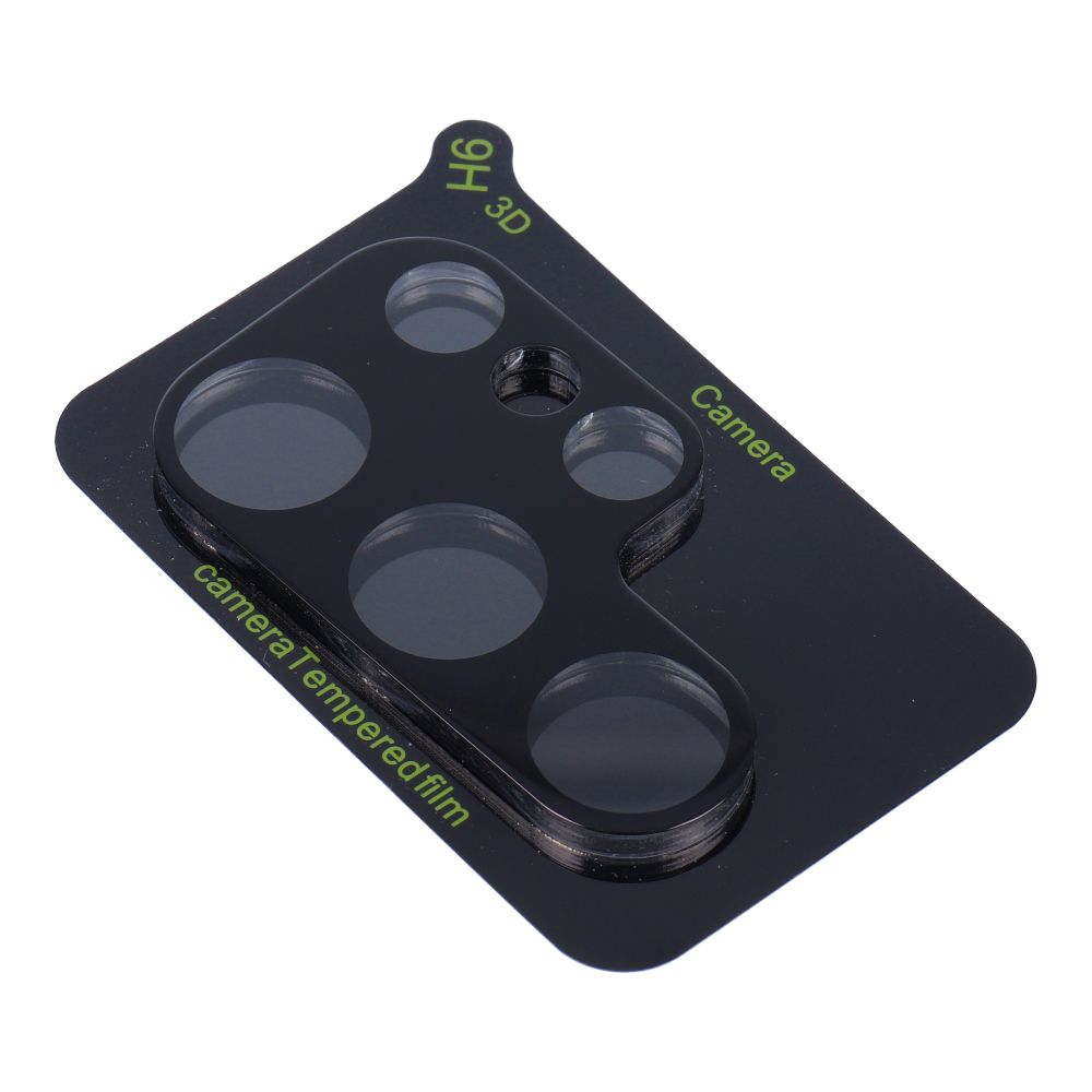 5D pilnas līmes kameras aizsargstikls - Samsung Galaxy S24 Ultra melns