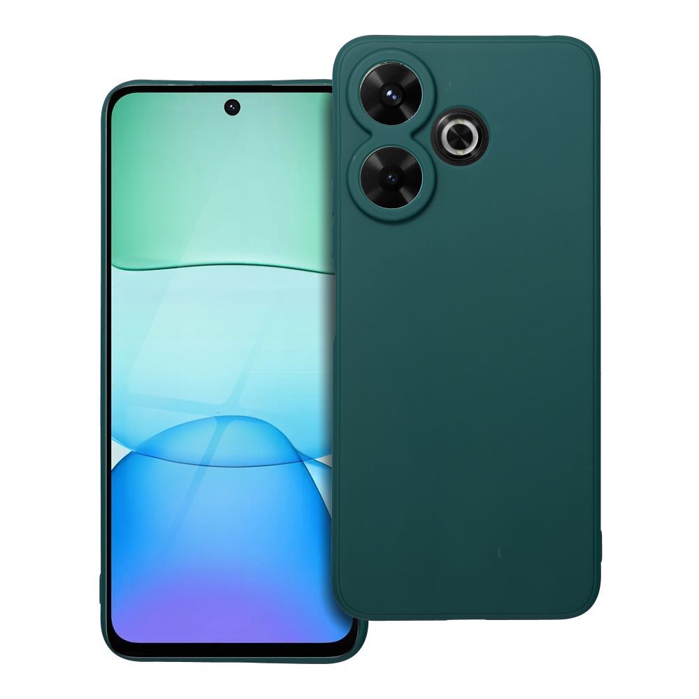 Matēts viedtālruņa apvalks XIAOMI Redmi 13X tumši zaļš