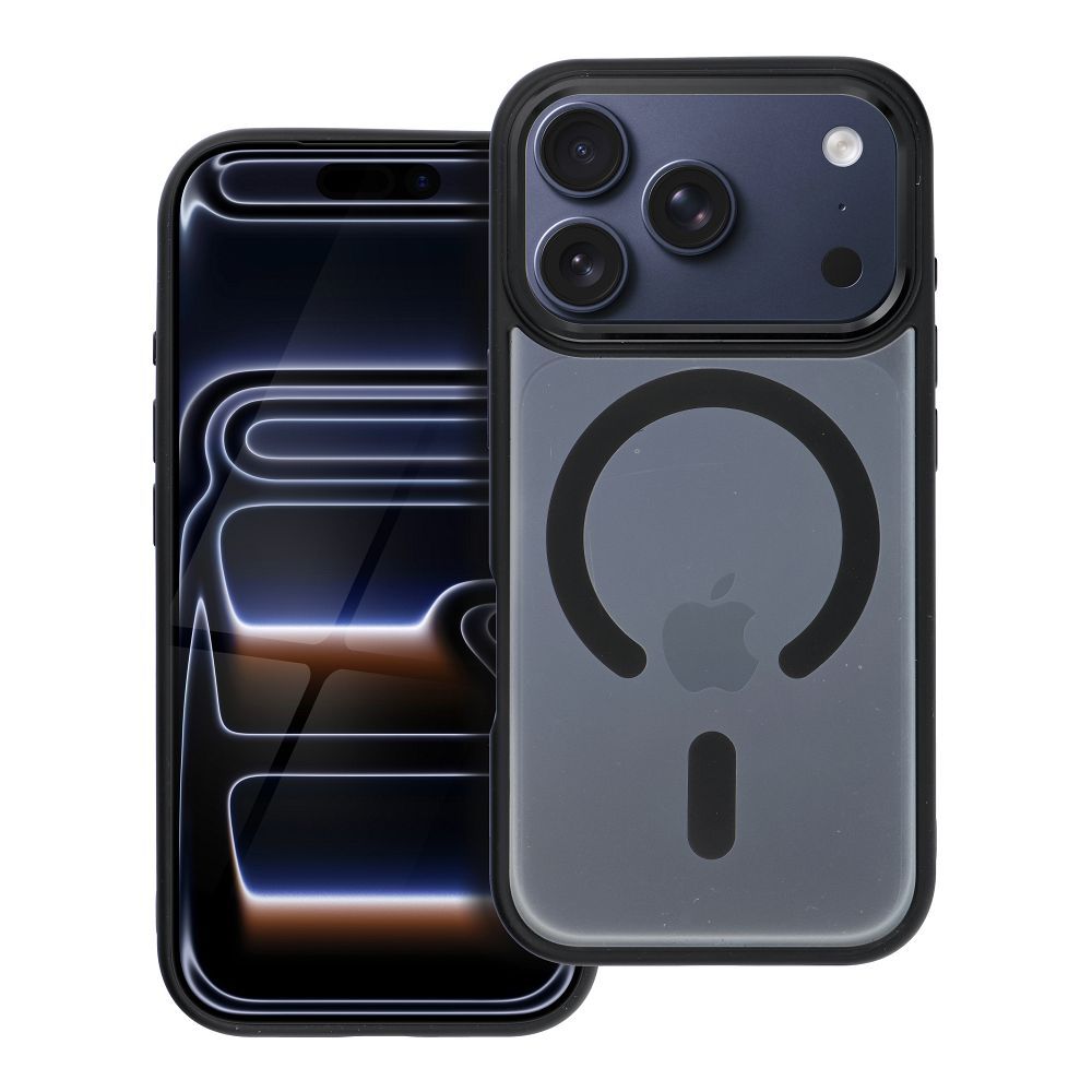 MATTE MAG COVER viedtālruņa apvalks, savietojams ar MagSafe, paredzēts IPHONE 17 Pro, melns